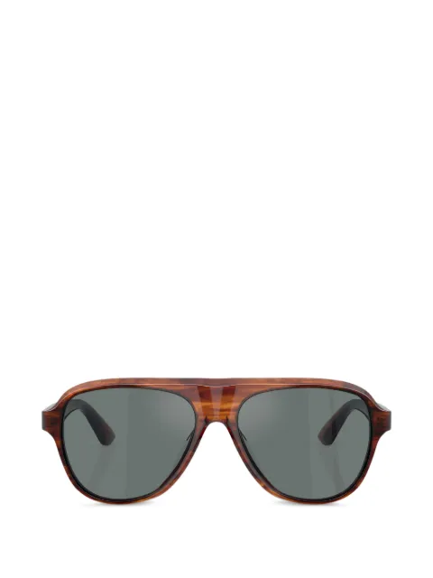 Oliver Peoples Paul Newman pilot-frame sunglasses Brown OV5581SU