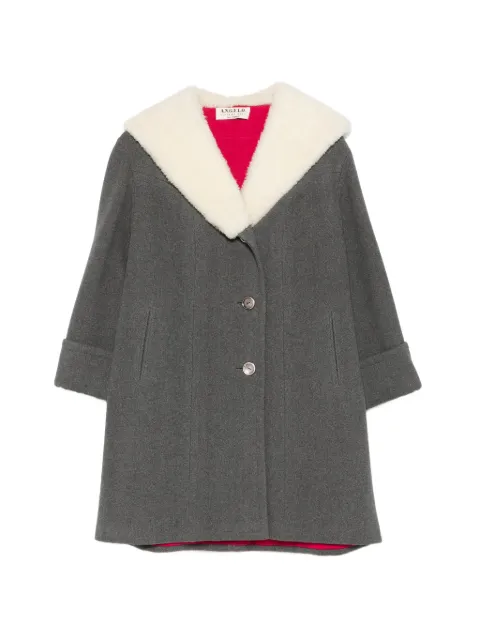 A.N.G.E.L.O. Vintage Cult 1950s long-sleeve buttoned coat Grey AN390AVH