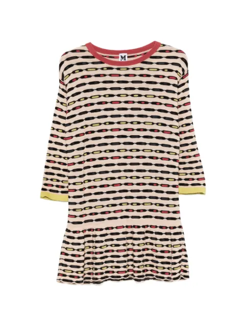 Missoni Pre-Owned 2000s intarsia-knit dress Neutrals MI280AVM