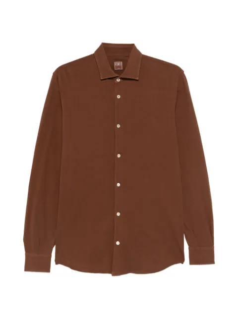 Fedeli buttoned shirt Brown TUF00131