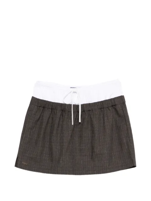 Lacoste Nakamura check mini skirt Grey JF2595