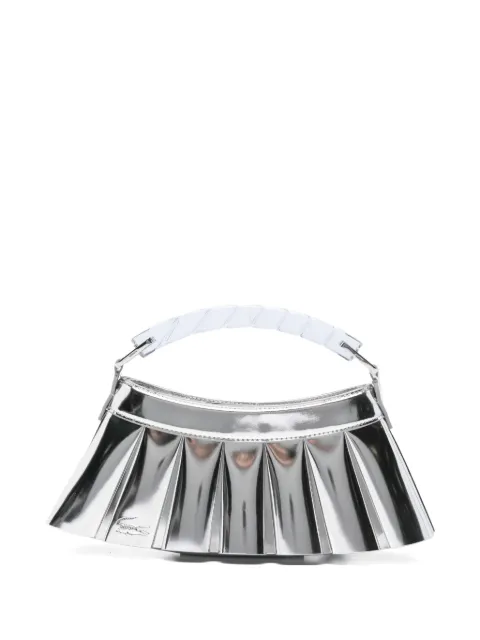 Lacoste H Lenglen pleated tote bag Silver NU5544DP