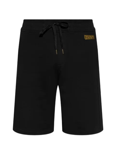 Versace Jeans Couture logo drawstring shorts Black 80GADT04CF01T