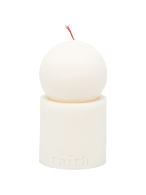Taith Lulu cylindrical-base candle Neutrals LULU
