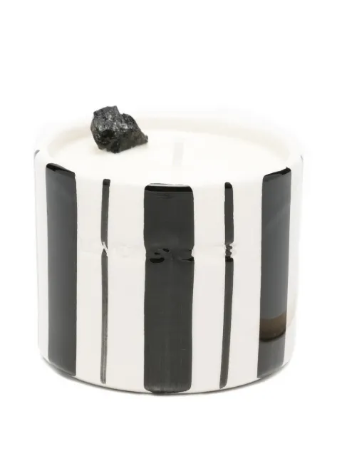 LOVE&STONES Heal striped candle White TINYHEALSTRIPED