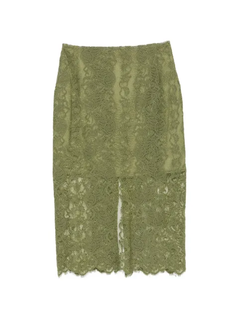 IMPERIAL floral-lace pencil midi skirt Green GNP0LGQ