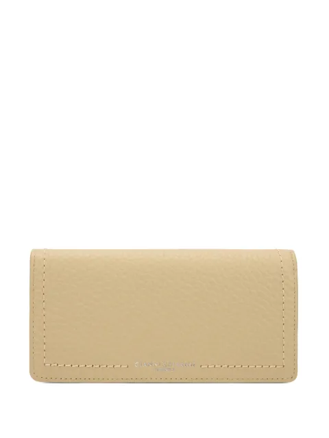 GIANNI CHIARINI Bubble contrast-stitch wallet Yellow PF5041TKL