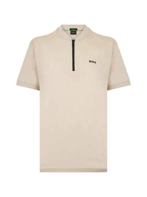 BOSS cotton polo shirt Neutrals 50554556