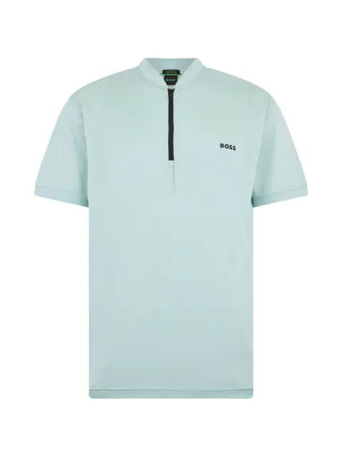 BOSS zip T-shirt Blue 50554556