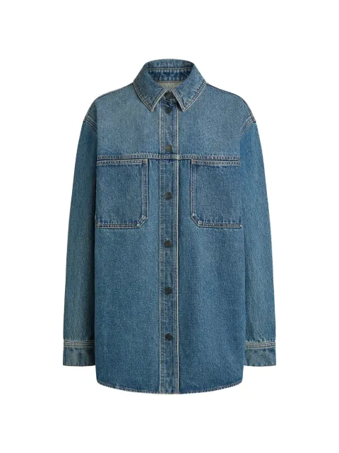 12 STOREEZ denim shirt Blue 129659