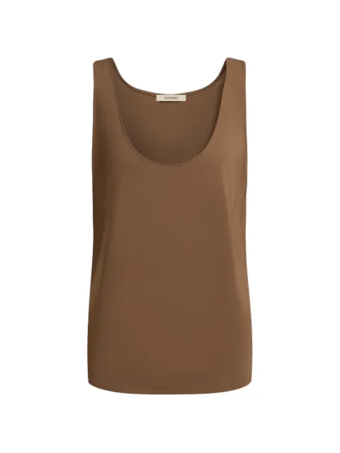 12 STOREEZ crepe top Brown 129594