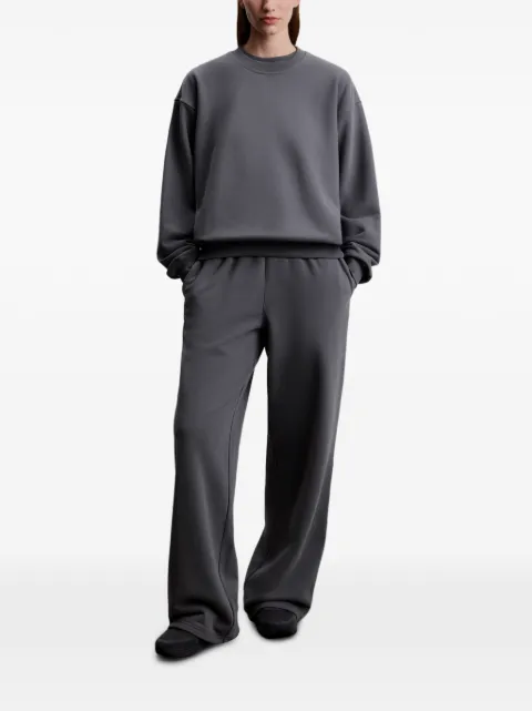 12 STOREEZ elastic-waist track pants Grey 129704