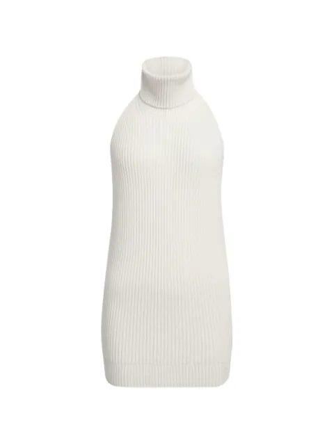 12 STOREEZ open-back roll-neck top Neutrals 135009