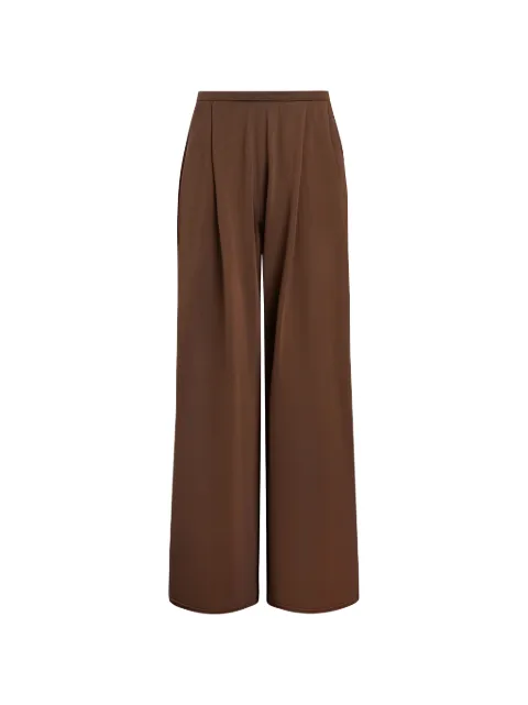 12 STOREEZ Saori silk trousers Brown 137483
