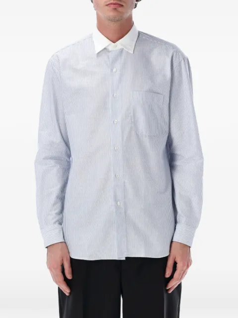 Salvatore Piccolo Alberto striped shirt White ALBERTOLS24AZ4