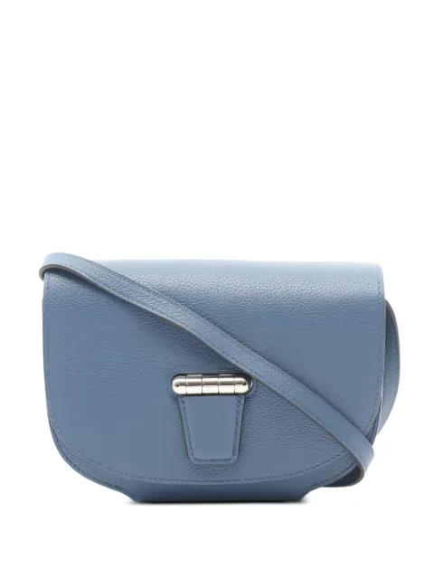 Hermès Pre-Owned 2016 mini Convoyeur silver-hardware shoulder bag Blue 1055484X