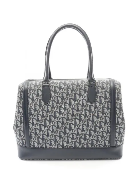 Christian Dior Pre-Owned 2010s Trotter Doctor tote bag Blue 1054804