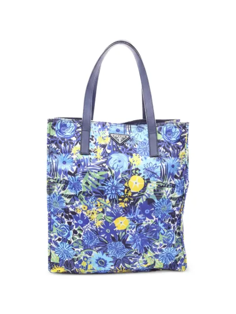 Prada Pre-Owned 2010s printed tote bag Blue 1055105