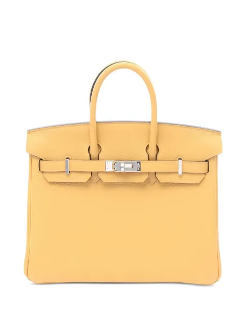 Hermès Pre-Owned 2026 Birkin 25 handbag Yellow 1055464G