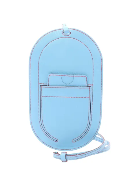 Hermès Pre-Owned 2018 GM In The Loop To Go phone case Blue 1055489C
