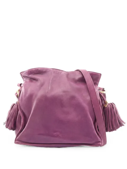 Loewe Pre-Owned 2000s 22 Flamenco leather cross body bag Purple 1055040