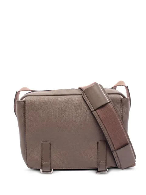 Loewe Pre-Owned 2010s XS Military leather messenger bag Brown 1051427
