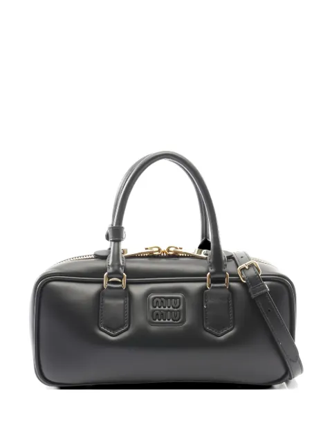 Miu Miu Pre-Owned 2020s Arcadie leather tote bag Black 1056924