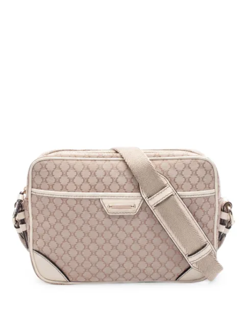 Celine Pre-Owned 2010s Macadam shoulder bag Neutrals 1055342