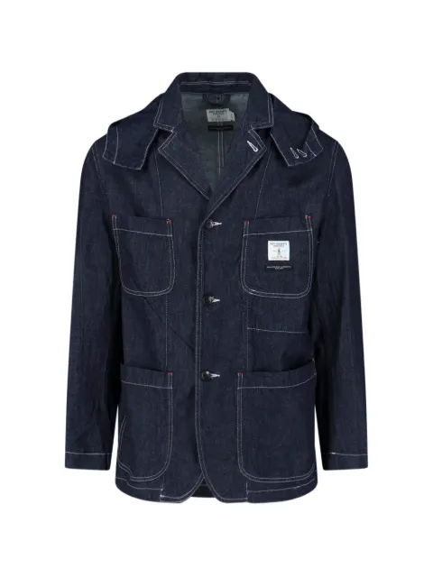 Roy Rogers hooded denim jacket Blue RRW045CR410021