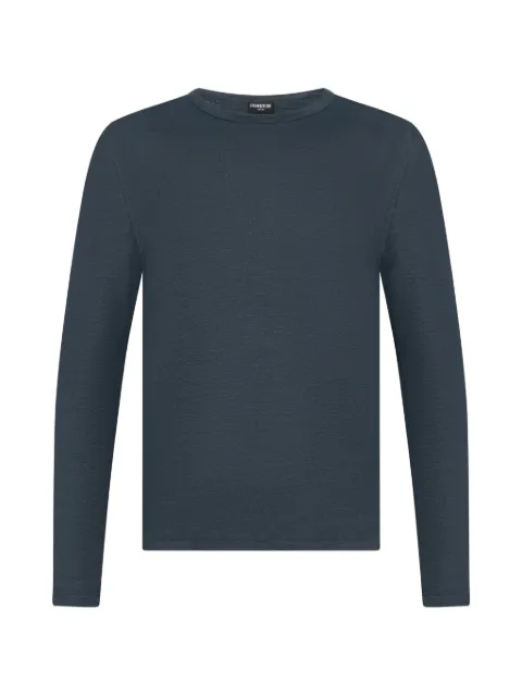 FRANZESE COLLECTION crew-neck long-sleeves T-shirt Blue AU5361C1001
