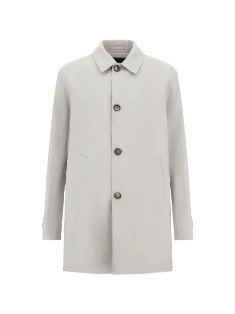 Herno button-down 3-layers wool coat Grey IM000386U334109403