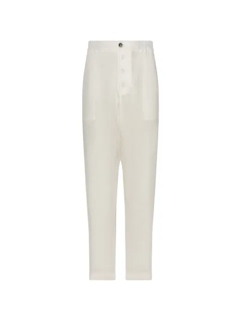 FRANZESE COLLECTION linen trousers Neutrals AU5372Q1003