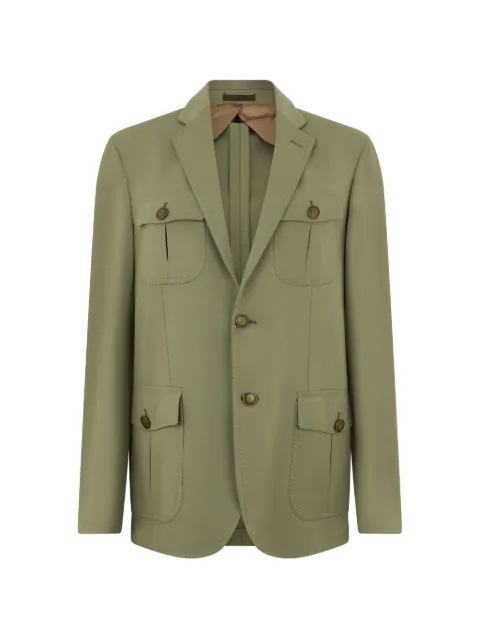 Moorer flap-pocket jacket Green EGIDIJ