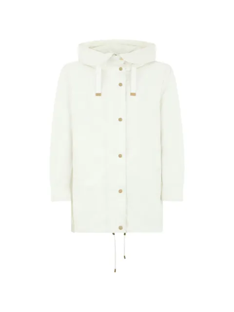 Moorer hood coat White JACLYNSTP