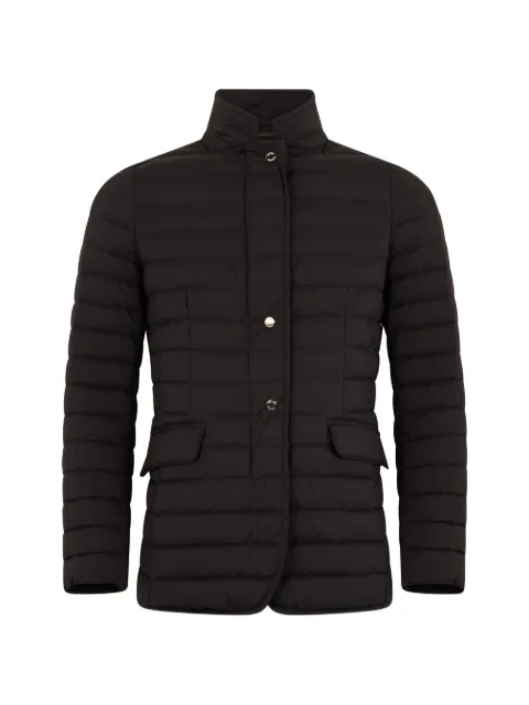 Moorer padded high-neck jacket Brown RAISSAS3