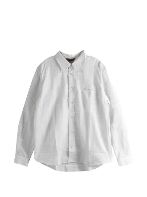 Kiko Kostadinov check shirt White 0041K0000