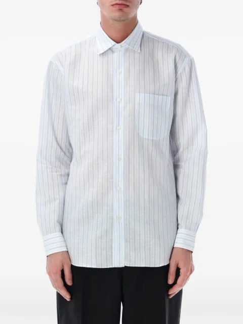 Salvatore Piccolo Alberto striped shirt Blue ALBERTOLS6280