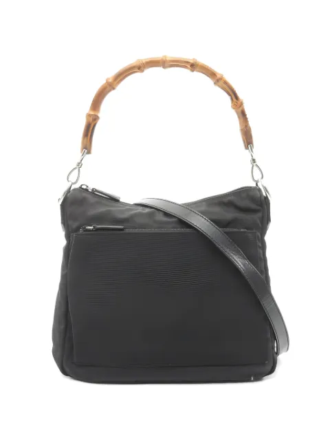 Gucci Pre-Owned 2000s leather tote bag Black 1055017