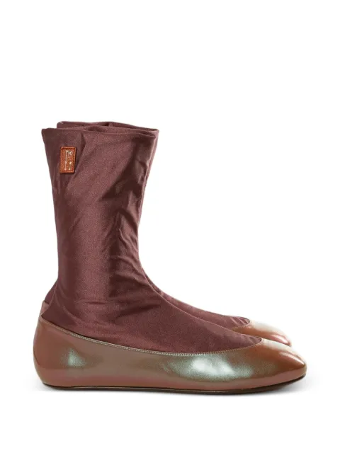 Kiko Kostadinov ankle-length boots Brown KKWSS25FT03163