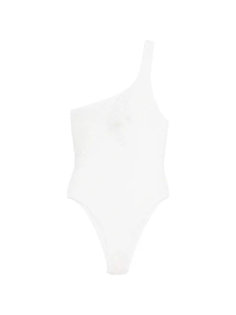 Missoni one-shoulder swimsuit White MC22SP04BR014R