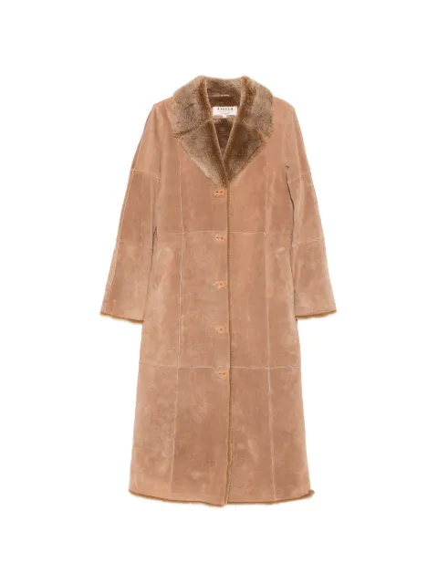A.N.G.E.L.O. Vintage Cult 2000s buttoned long-sleeve coat Neutrals AN390AVE