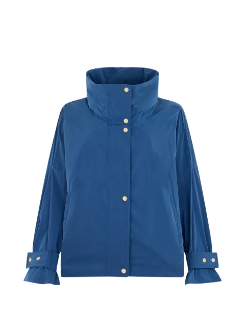 Moorer high-collar button jacket Blue LIONNEOS