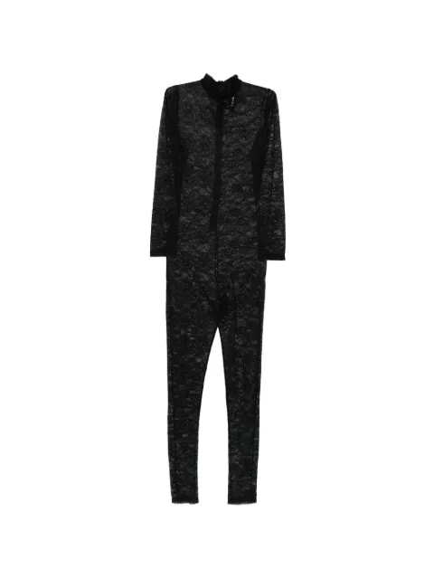Alchemy lace zip jumpsuit Black LIA747