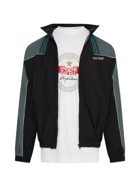 Martine Rose embroidered colour-block jacket Black 127WP01060