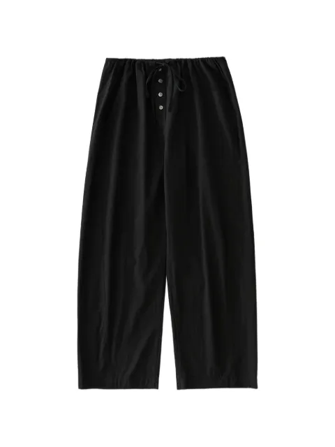 Studio Nicholson Ventura tie-waist trousers Black VENTURASNW1895