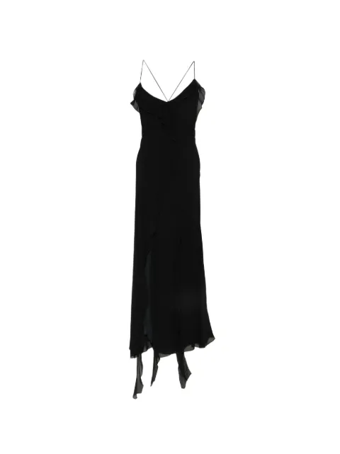 Aniye By Long Marian ruffled asymmetric dress Black 185307