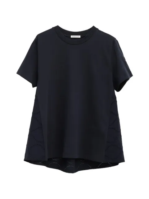 Moncler eyelet short-sleeve t-shirt Blue L10938C0004889B8U