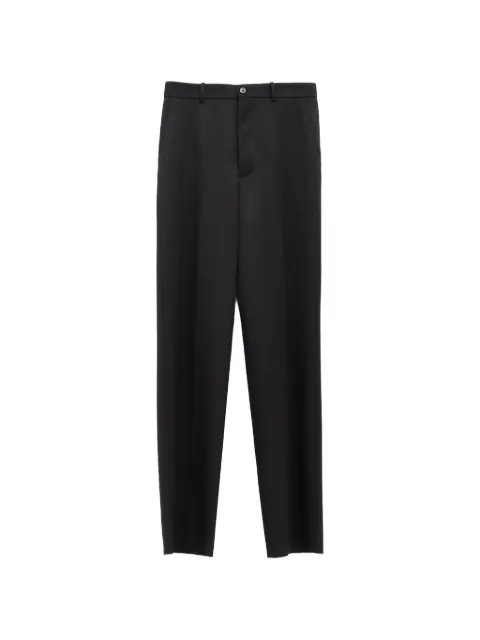 Balenciaga raw edge tailored trousers Black 850714TUT01