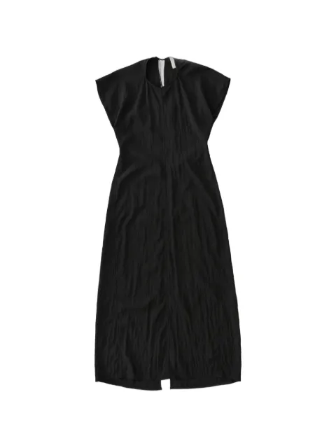 Studio Nicholson Surat cap-sleeve dress Black SURATSNW1747FLUIDVISCOSEBLACK