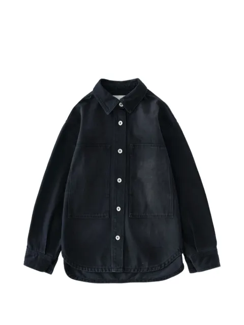 Studio Nicholson Paso boxy faded shirt Black PASOSNW1779DENIM